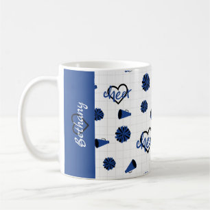 Mug Coeurs bleus, Pom Poms, Motif mégaphone