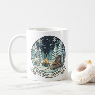 Mug Coeurs chauds Sentiers froids Artwork hivernal