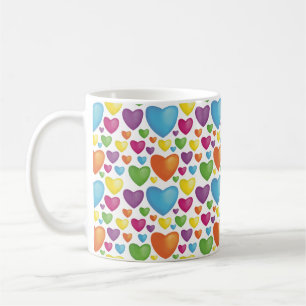 Mug Coeurs colorés