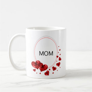 Mug Coeurs d'amour de maman