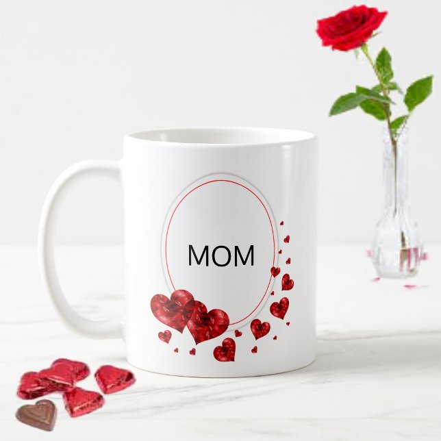Mug Cœurs d'amour de maman  (Créateur téléchargé)