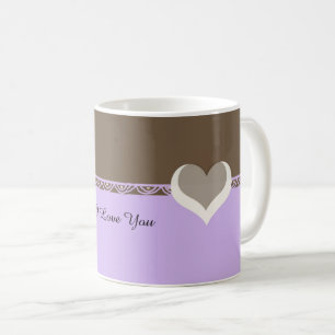 Mug Cœurs d'amour et dentelle