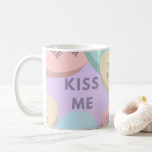 Mug Coeurs de bonbons mignons Saint-Valentin