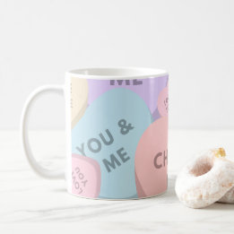 Mug Coeurs de bonbons mignons Saint-Valentin