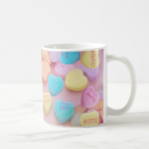 Mug coeurs de bonbons valentines