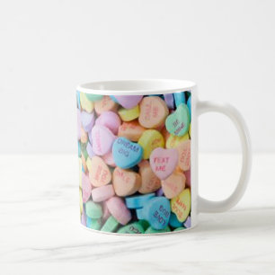 Mug Coeurs de conversation de la sucrerie de Valentine
