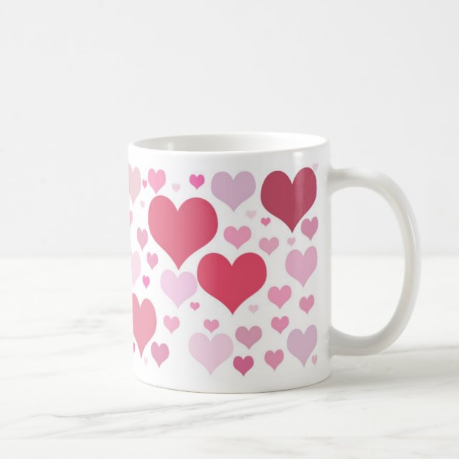 Mug Cœurs de la Saint-Valentin à gogo (Droite)