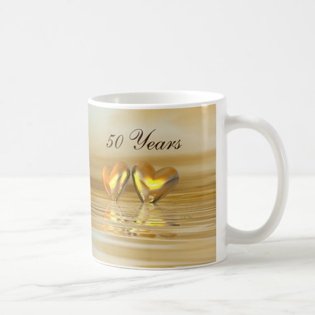 Mug Coeurs d'or (Droite)
