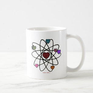 Mug Coeurs Empreintes de léopard de Valentine atomique