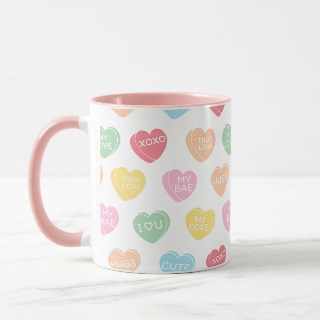 Mug Cœurs en bonbons (Gauche)