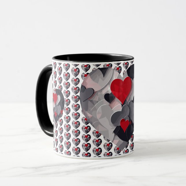 Mug Coeurs enchantés (Devant gauche)