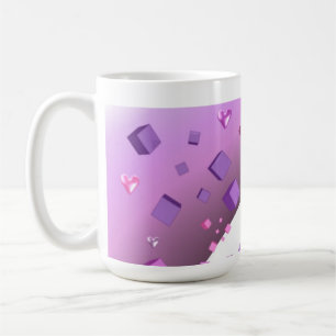 Mug Cœurs et Cubes