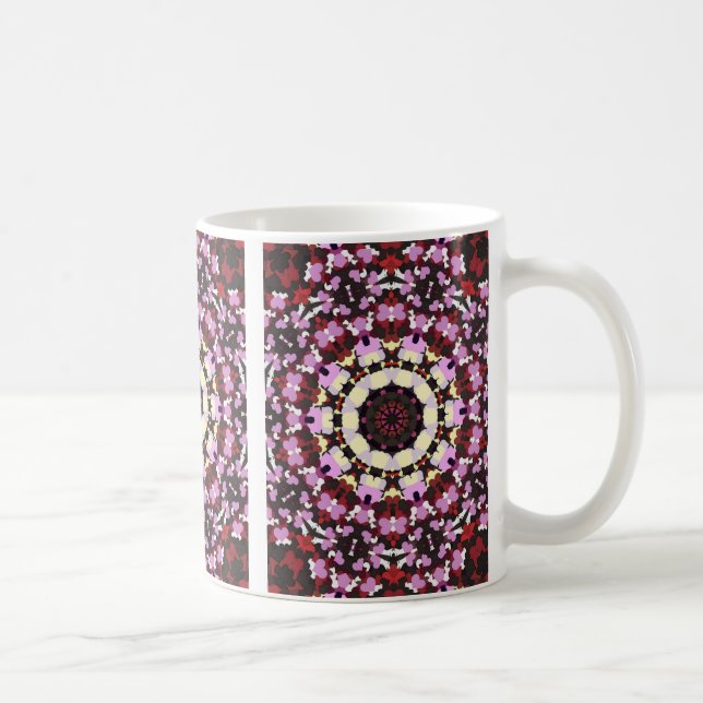MUG COEURS ET FLEURS (Droite)