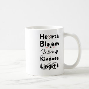 Mug Coeurs Fleurissent Là Où La Douceur Lante Sticker