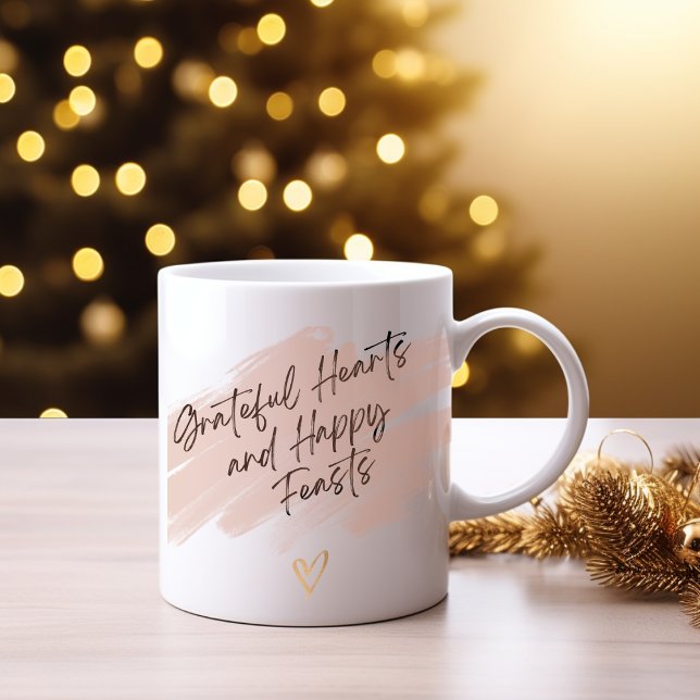Mug Coeurs gracieux et fêtes heureuses (Créateur téléchargé)