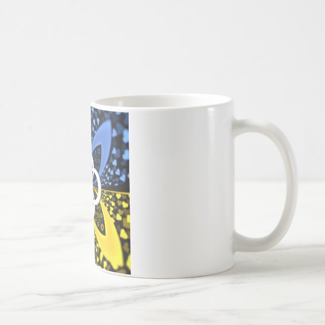 Mug Coeurs Iridescente Polka sans soudure Point Art Ab (Droite)