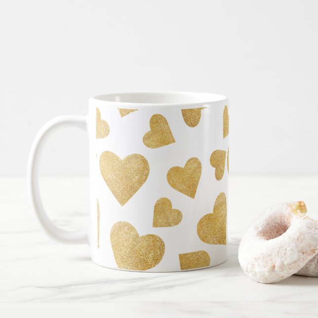 Mug Coeurs Juxtaposés (Avec donut)