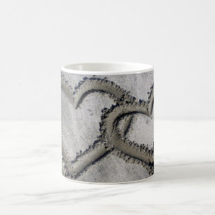 Mug Coeurs liés dans le sable