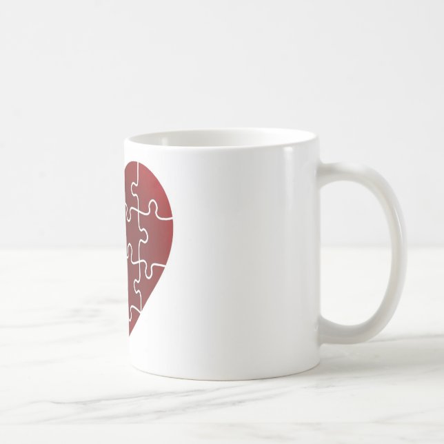 Mug Coeurs perplexes (Droite)