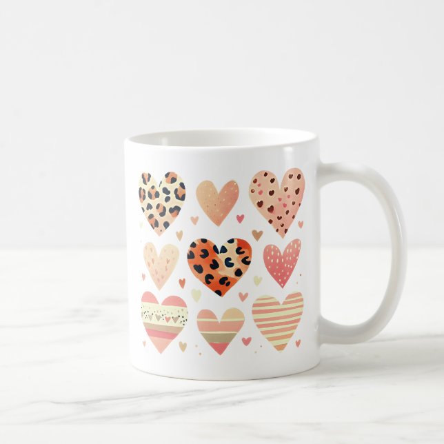 Mug Coeurs roses (Droite)