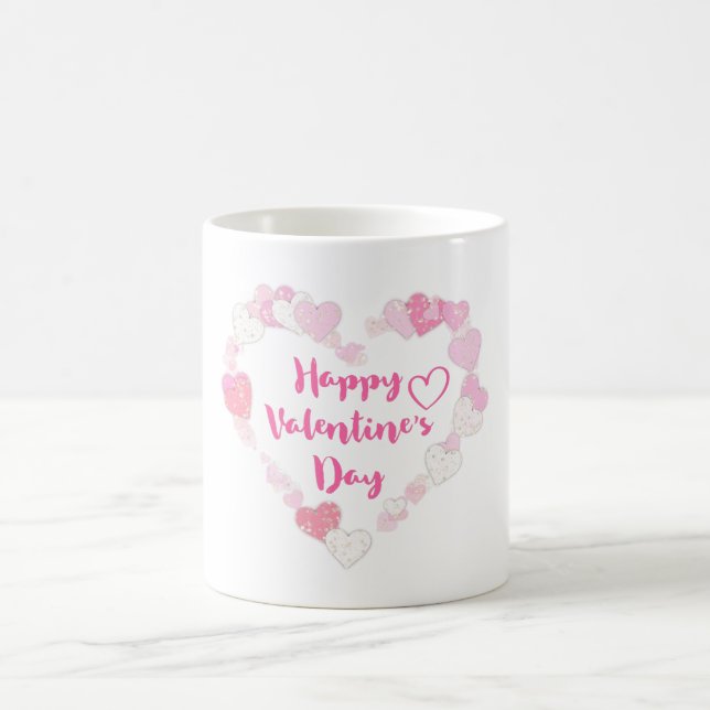 Mug Coeurs roses de la Glitterie Heureuse Sainte-Valen (Centre)