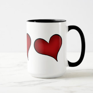 Mug Coeurs rouges de la Saint Valentin