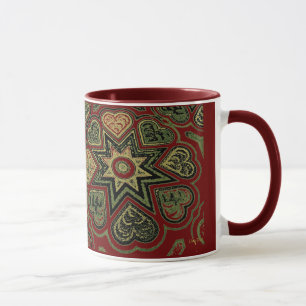 Mug 'Coeurs Rustiques'