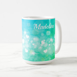 Mug Coeurs scintillants