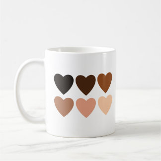 Mug Coeurs squelettiques anti-racisme