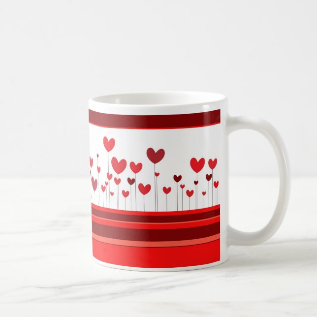 Mug Coeurs sur Branches Valentines Day (Droite)