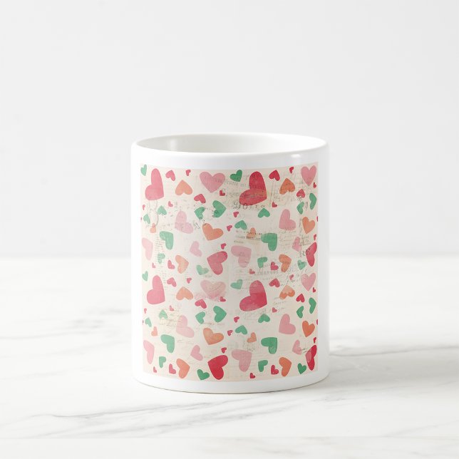 Mug Coeurs texturés (Créateur téléchargé)