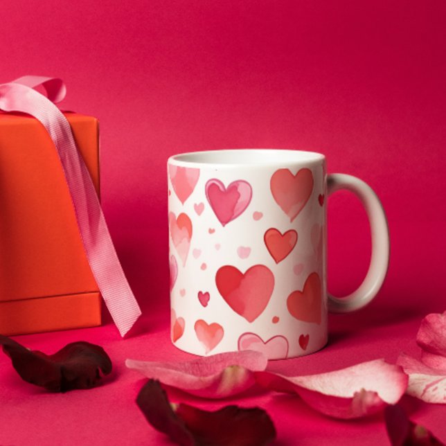 Mug Coeurs vibrants | Coloré | Saint Valentin (Créateur téléchargé)