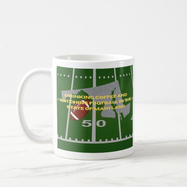 Mug Coffee and Football in Maryland  (Gauche)