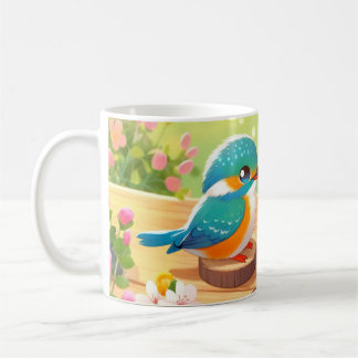Mug coffee birds