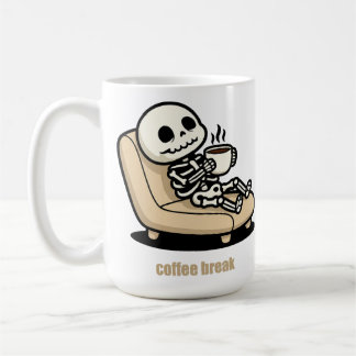 Mug Coffee Break – Grim Reaper Dark Humor Coffee