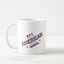 Coffee Cup : All American Girl