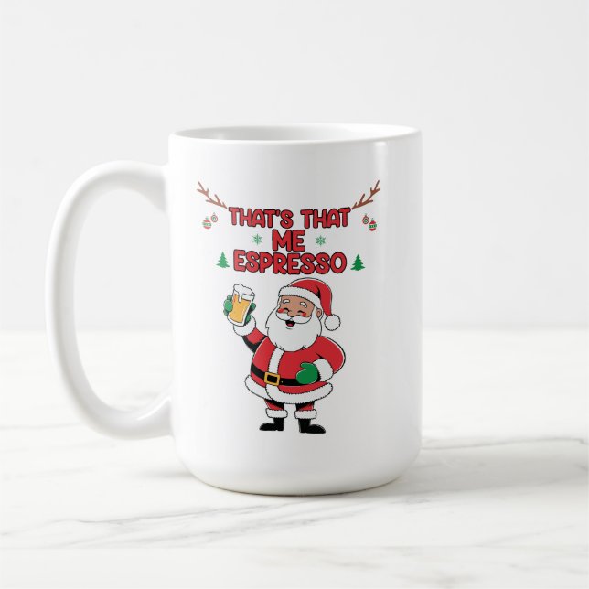 Mug Coffee de Noël dit sur un design de coupe de Festi (Gauche)