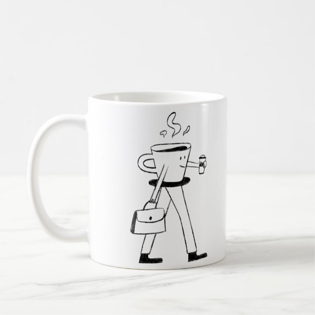 Mug Coffee in one hand, confidence in the other (Gauche)