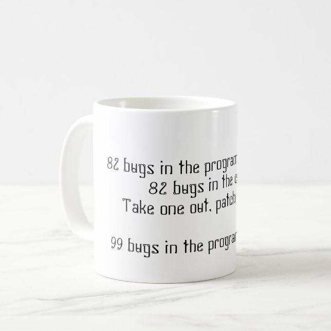 Mug Coffee Mug, programmeur informatique (Devant gauche)