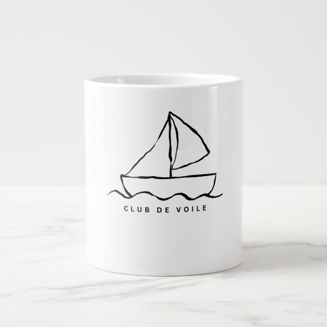 Mug coffee sample club de voile  (Devant)