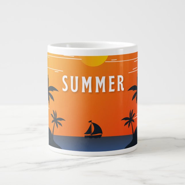 Mug coffee sample island summer  (Devant)