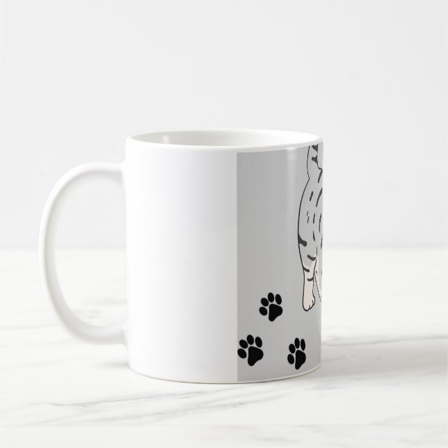 Mug coffee sample logo cat (Gauche)