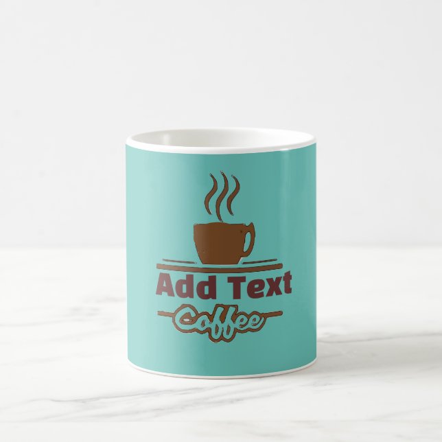 Mug Coffee Sign, ajouter un nom (Centre)