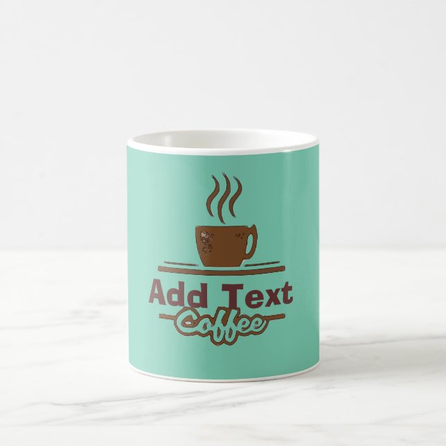 Mug Coffee Sign, ajouter un nom (Centre)