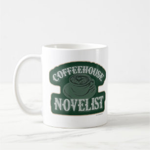 Mug Coffeehouse Novelist Encouragement Auteur Logo