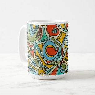 Mug Coffre au trésor - Art aquarelle coloré gras