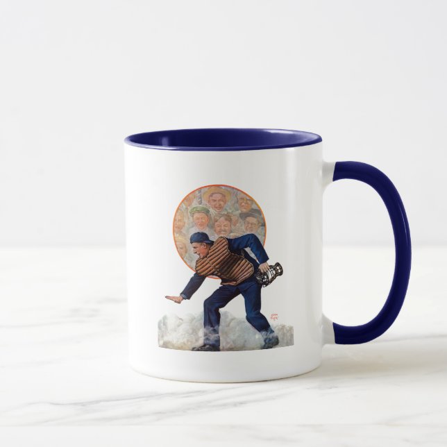 Mug Coffre-fort à la plaque (Droite)