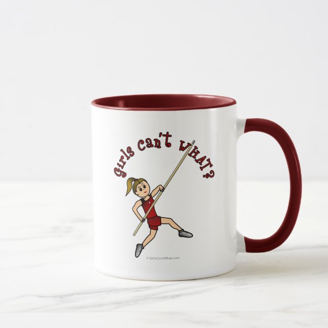 Mug Coffre-fort - Rouge (clair) (Droite)