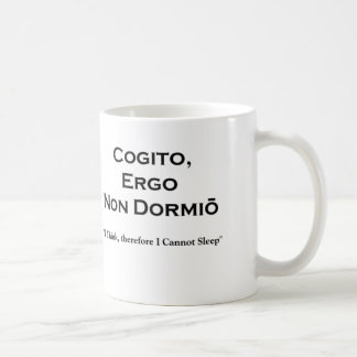 Mug Cogito Ergo Sum et le corollaire inévitable