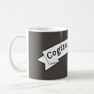 Mug Cogito, ergo sum - Je pense donc je suis